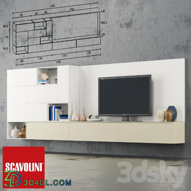 wall Scavolini 3D Models