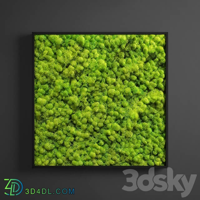 panel moss square Fitowall 3D Models