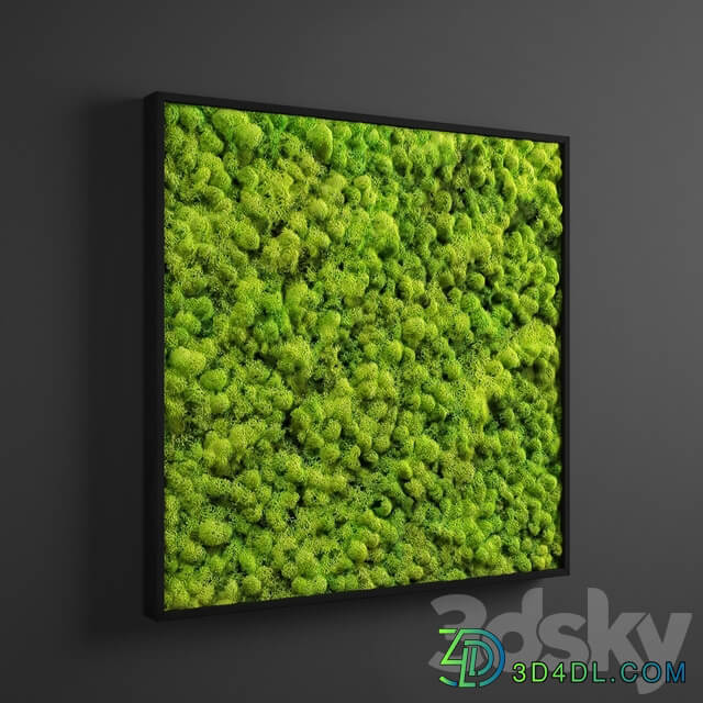 panel moss square Fitowall 3D Models