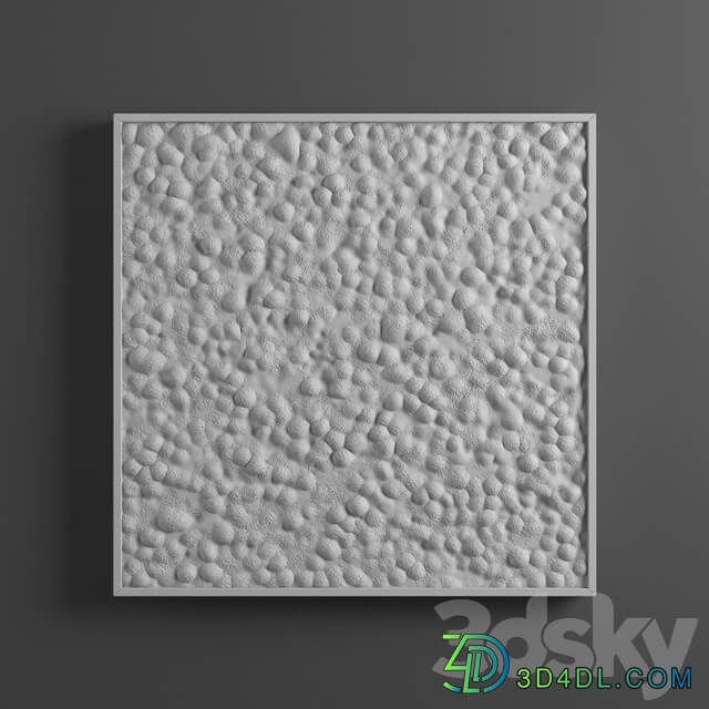 panel moss square Fitowall 3D Models