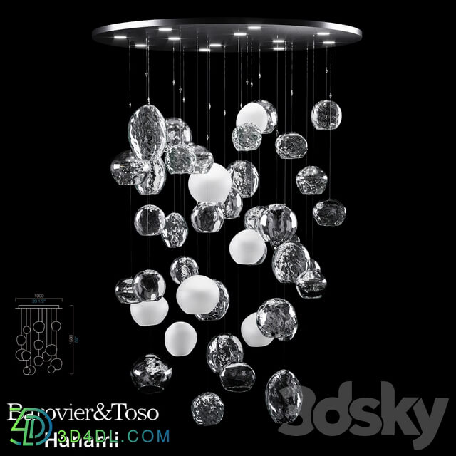 Barovier Toso Hanami Pendant light 3D Models