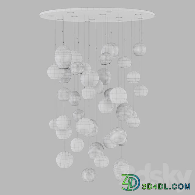 Barovier Toso Hanami Pendant light 3D Models