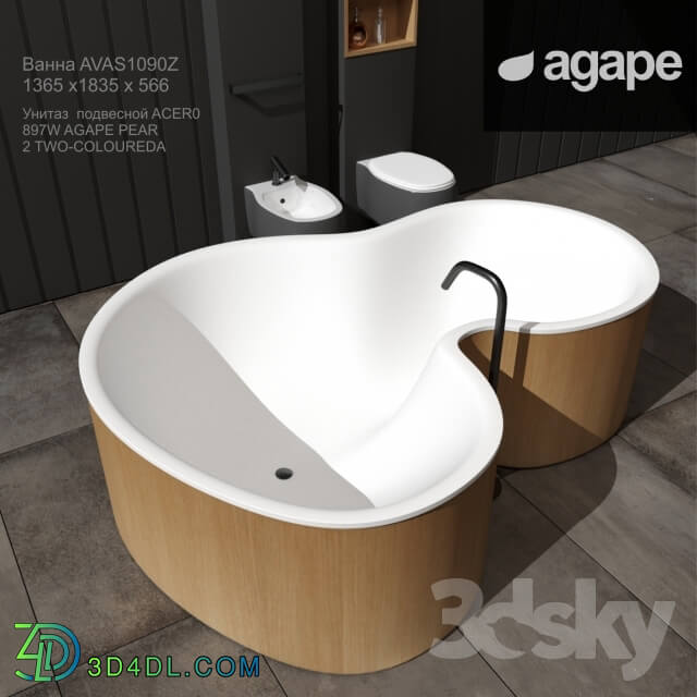 AGAPE bath toilet bidet and mixers