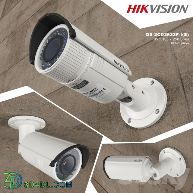 CCTV camera Hikvision DS 2SD2632F I S PC other electronics 3D Models