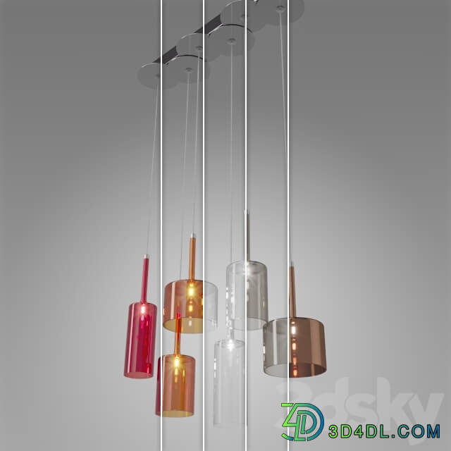 AXO LIGHT SPILLRAY SPSPILL6 Pendant light 3D Models