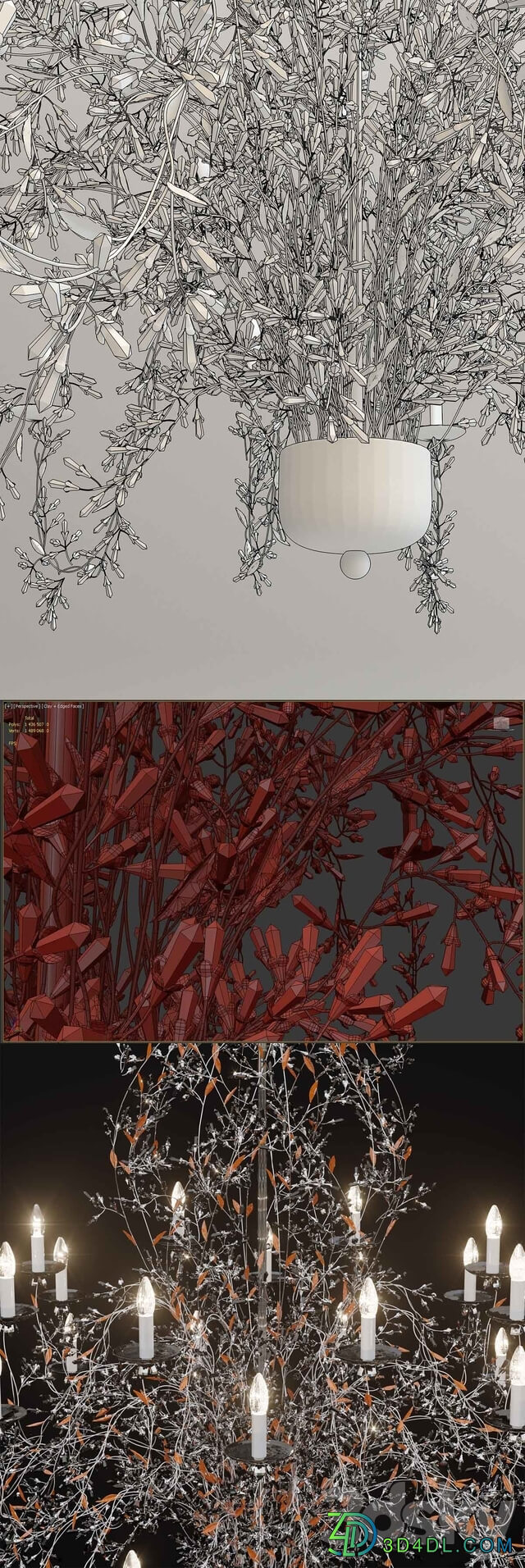 1330 16CR Pendant light 3D Models