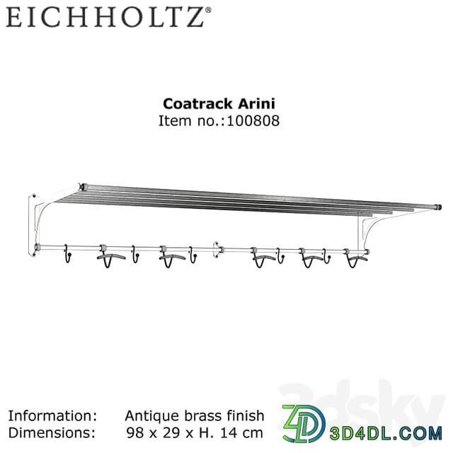 Eichholtz Coatrack Arini No100808 3D Models