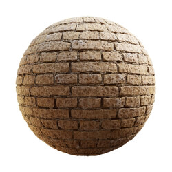 CGaxis Textures Physical 8 BrickWalls ConcreteWalls old orange brick wall 59 21 