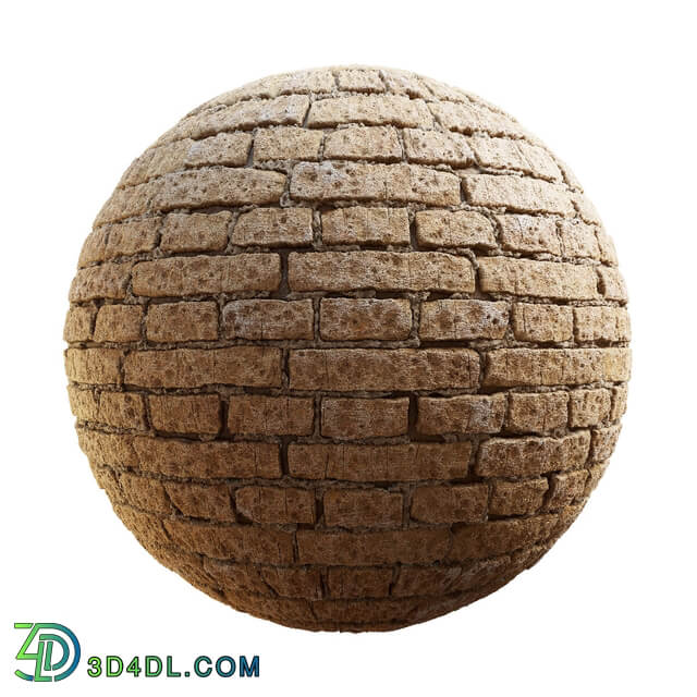 CGaxis Textures Physical 8 BrickWalls ConcreteWalls old orange brick wall 59 21