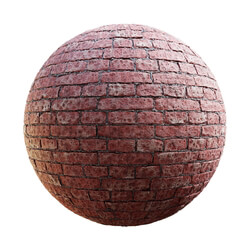 CGaxis Textures Physical 8 BrickWalls ConcreteWalls old red brick wall 59 23 