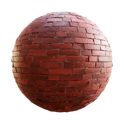 CGaxis Textures Physical 8 BrickWalls ConcreteWalls red brick wall 59 91 