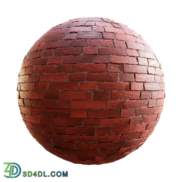 CGaxis Textures Physical 8 BrickWalls ConcreteWalls red brick wall 59 91