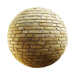 CGaxis Textures Physical 8 BrickWalls ConcreteWalls yellow brick wall 58 45 