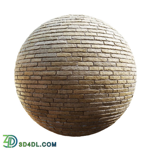 CGaxis Textures Physical 8 BrickWalls ConcreteWalls yellow brick wall 59 59
