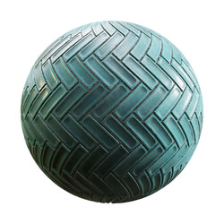 CGaxis Textures Physical 8 CeramicTiles ConcreteTiles cyan herringbone tiles 61 79 