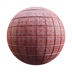 CGaxis Textures Physical 8 CeramicTiles ConcreteTiles red painted concrete tiles 62 00 