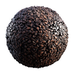 CGaxis Textures Physical 8 Organics coffee beans 61 52 