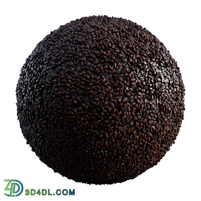 CGaxis Textures Physical 8 Organics coffee beans 61 53