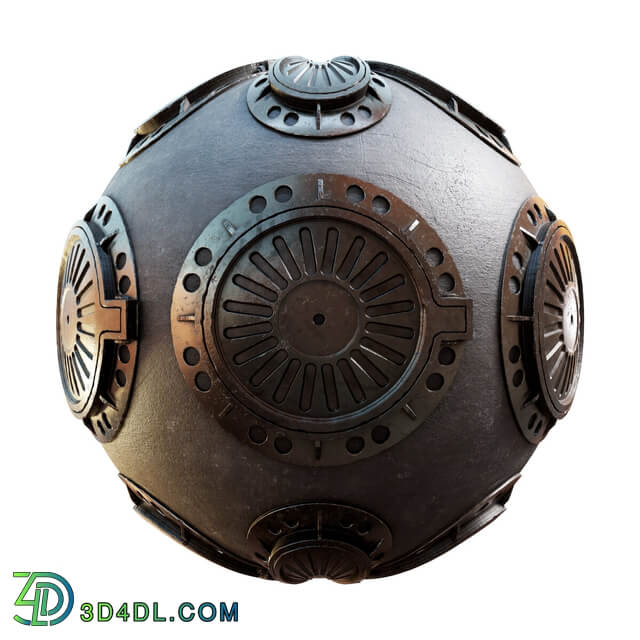 CGaxis Textures Physical 8 SciFi Fantasy Medieval metal manhole 58 87