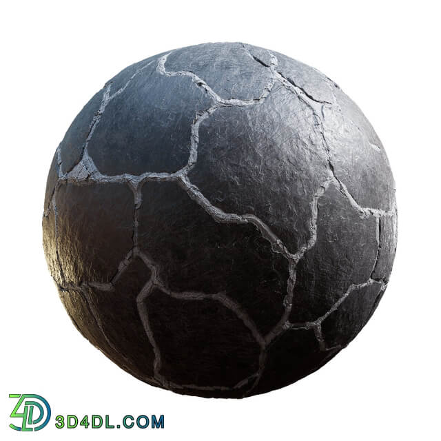 CGaxis Textures Physical 8 StoneWalls Destruction black large stone wall 59 33