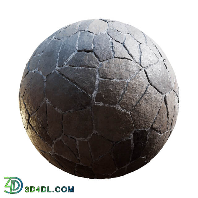CGaxis Textures Physical 8 StoneWalls Destruction brown stone tiles 59 35