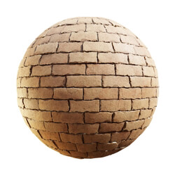 CGaxis Textures Physical 8 StoneWalls Destruction sandstone brick wall 58 16 