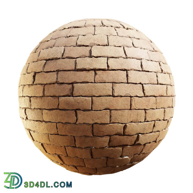 CGaxis Textures Physical 8 StoneWalls Destruction sandstone brick wall 58 16