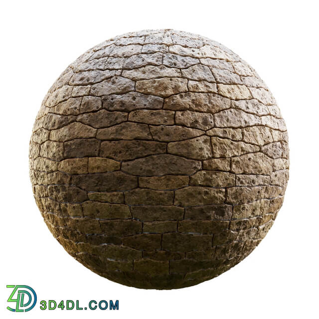 CGaxis Textures Physical 8 StoneWalls Destruction stone slate wall 58 06