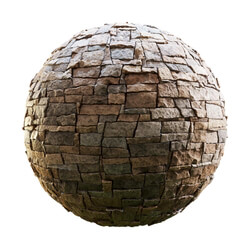 CGaxis Textures Physical 8 StoneWalls Destruction stone slate wall 58 07 