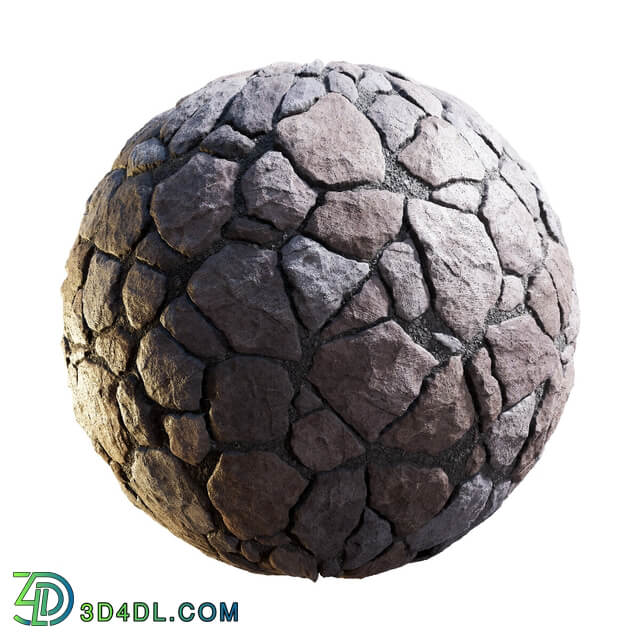 CGaxis Textures Physical 8 StoneWalls Destruction stone wall 60 23