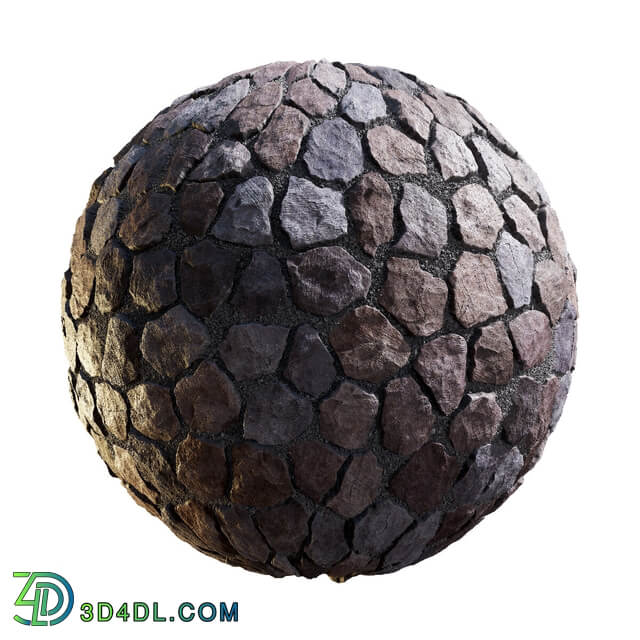 CGaxis Textures Physical 8 StoneWalls Destruction stone wall 60 24