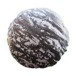 CGaxis Textures Physical 8 Stones Rocks dark grey rock with snow 61 10 