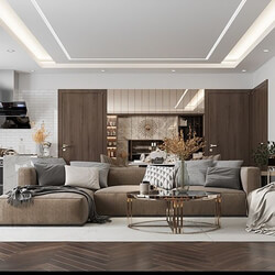 3D Interior Scene File 3dsmax Model Livingroom 293 by The Shaw 