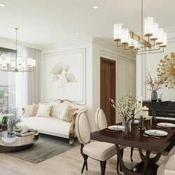  Apartment Interior Model By Nguyen Ba Manh 
