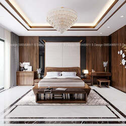 3D Interior Scenes File 3dsmax Model Bedroom 555 By Nguyen Van Son 