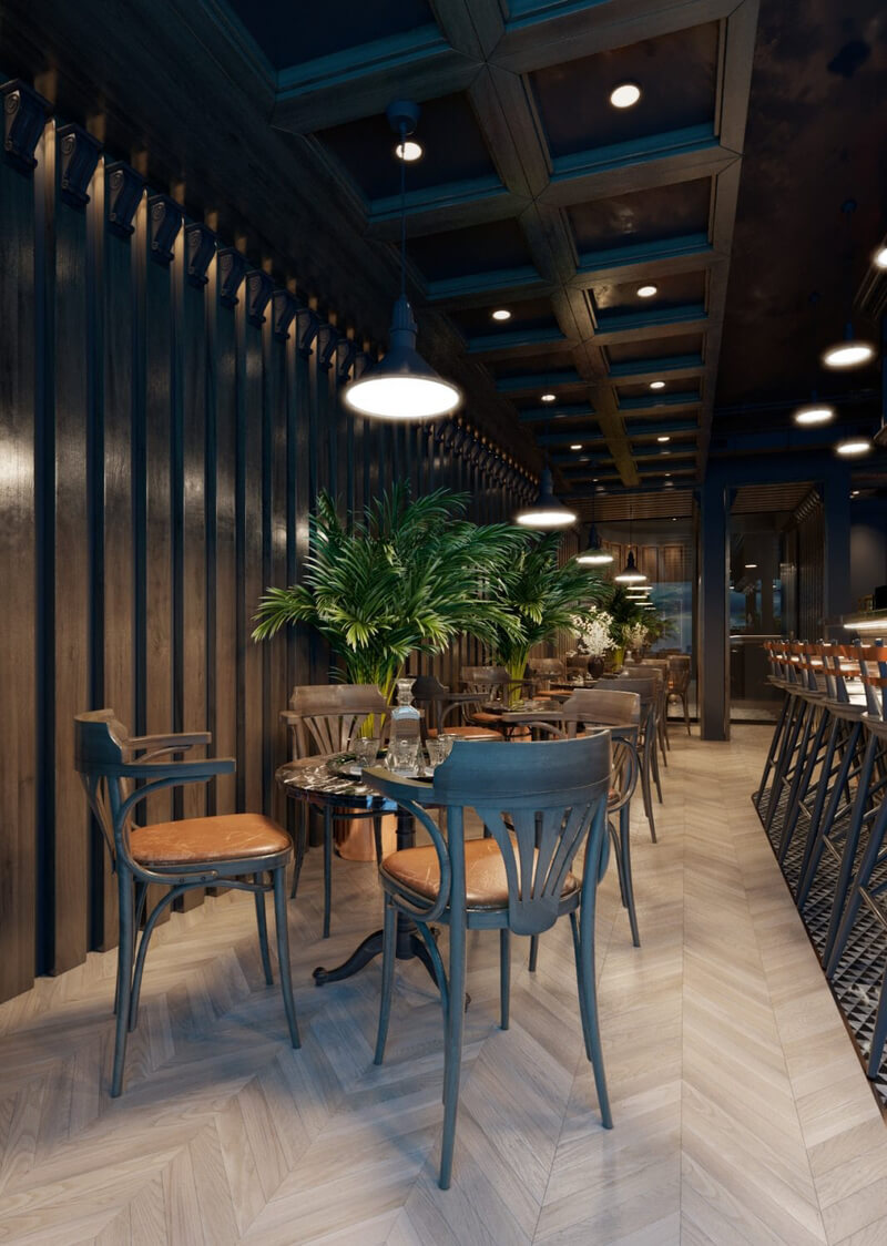 13324. Download Free 3D Restaurant Interior Model by Minh Hoang Vu
