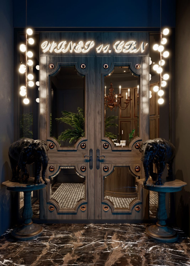 13324. Download Free 3D Restaurant Interior Model by Minh Hoang Vu