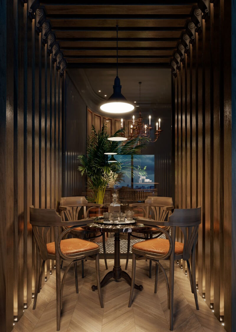 13324. Download Free 3D Restaurant Interior Model by Minh Hoang Vu