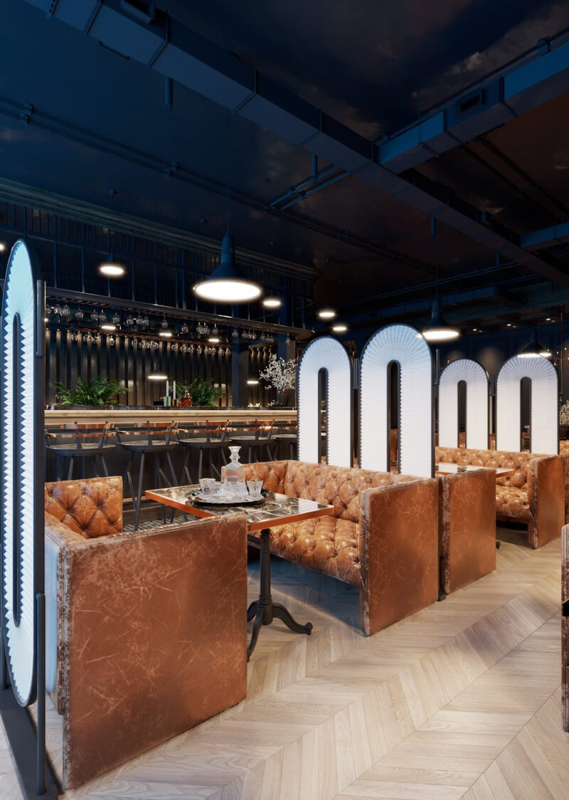 13324. Download Free 3D Restaurant Interior Model by Minh Hoang Vu