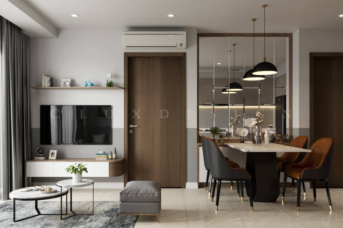 3D Interior Kitchen – Livingroom 271 Scene 3dsmax By Thanh Cong