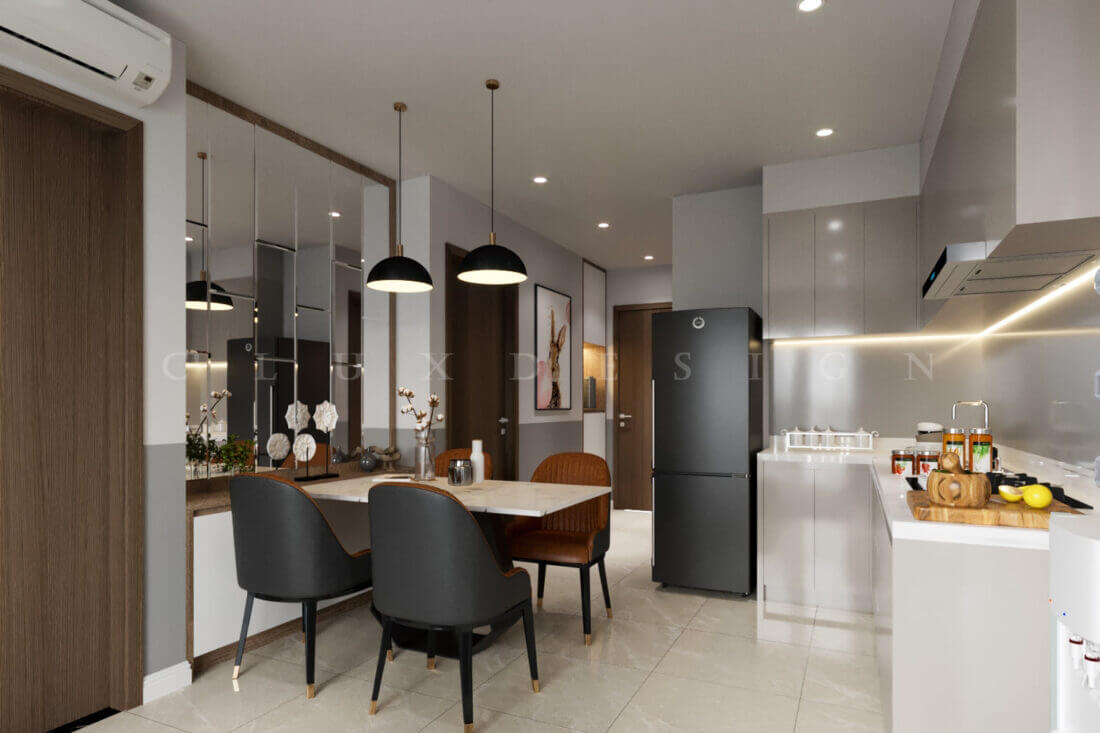 3D Interior Kitchen – Livingroom 271 Scene 3dsmax By Thanh Cong