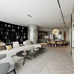  3D Interior Apartment by Tuan Anh Nguyen 