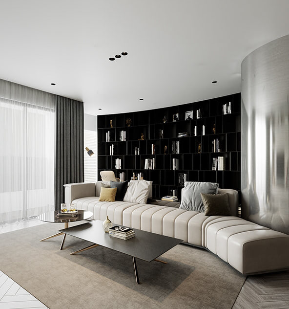  3D Interior Apartment by Tuan Anh Nguyen