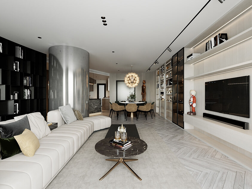  3D Interior Apartment by Tuan Anh Nguyen