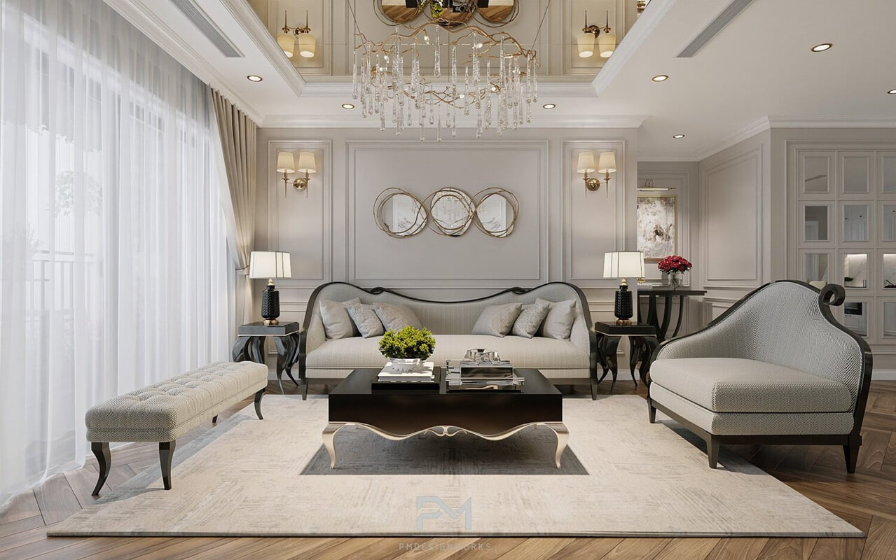  Living Room- Kitchen Interior by Phong Mai BK