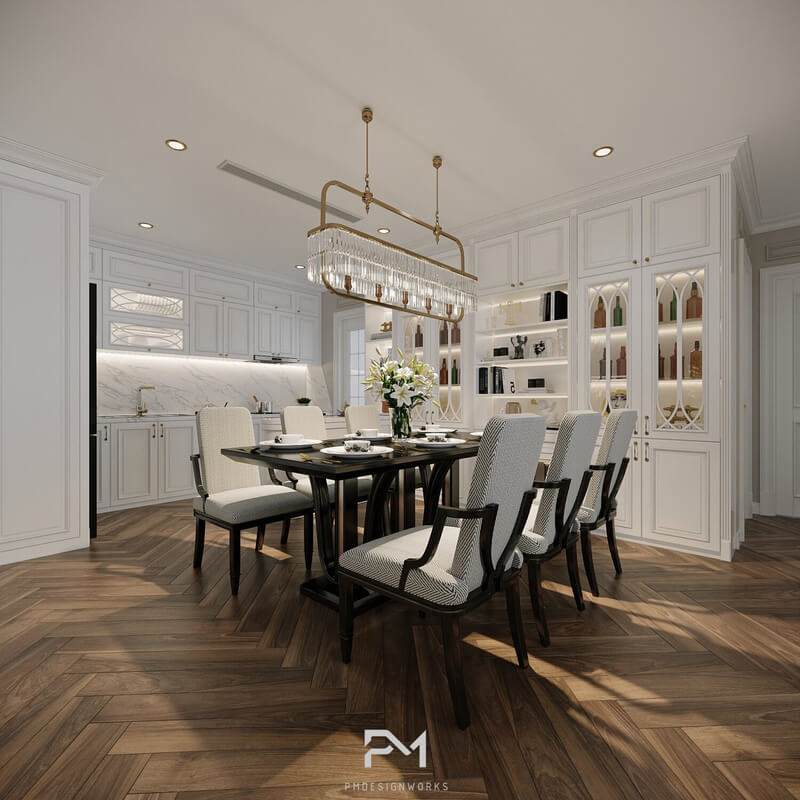  Living Room- Kitchen Interior by Phong Mai BK