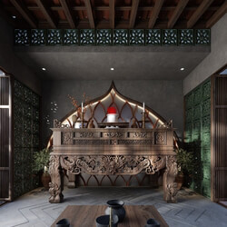  Altar Room Interior by Phu Nguyen 