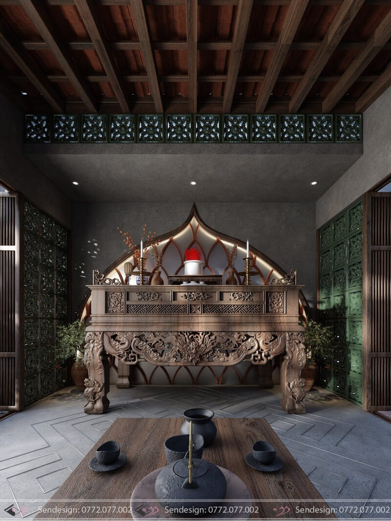  Altar Room Interior by Phu Nguyen