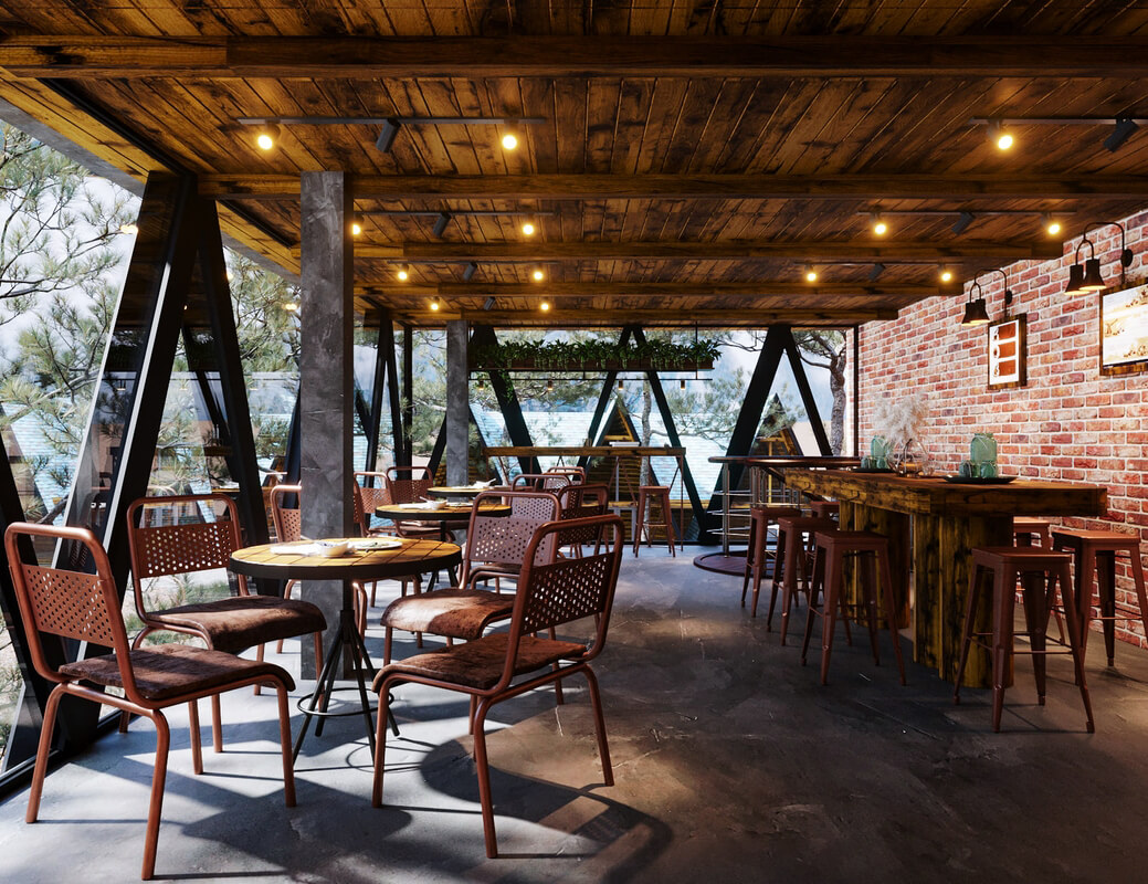 3D Model Interior Coffee 86 Scenes File 3dsmax By Le Son