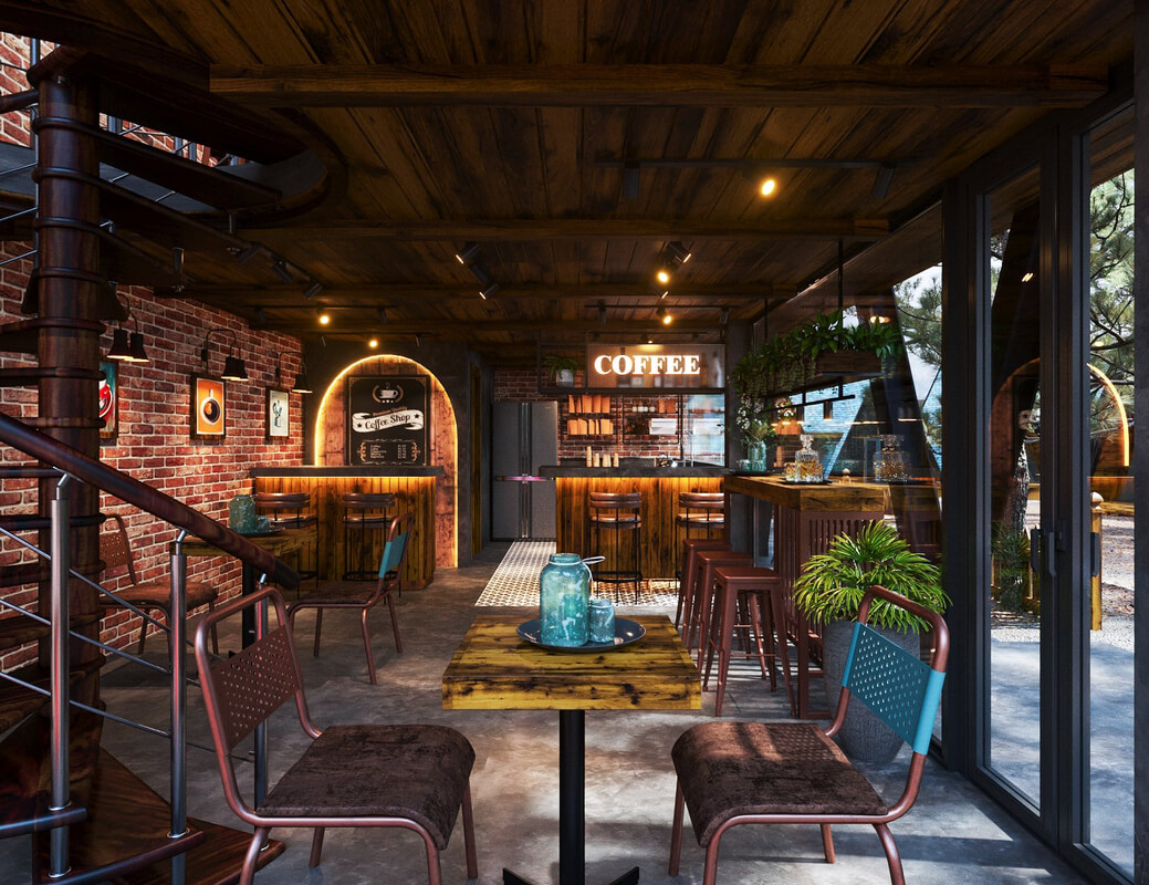 3D Model Interior Coffee 86 Scenes File 3dsmax By Le Son
